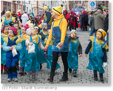 Faschingsumzug Anmeldung