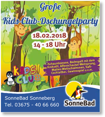 SonneBad Dschungelparty