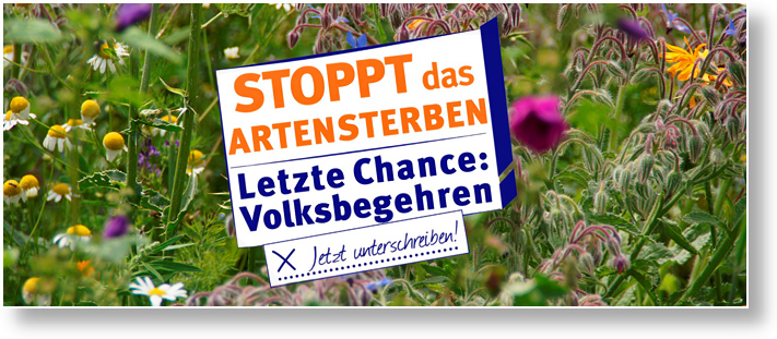 Stoppt das Artensterben