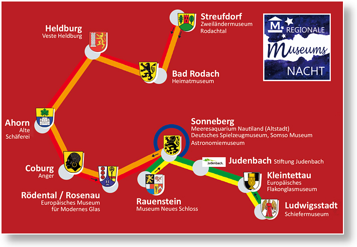 Regionale Museumsnacht Coburg Suedthueringen