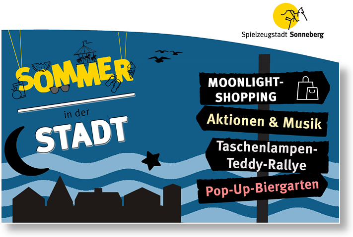Sonneberg Sommer in der Stadt