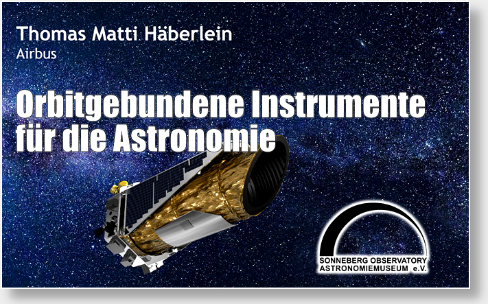 Astronomiemuseum Sonneberg Orbitgebundene Instrumente